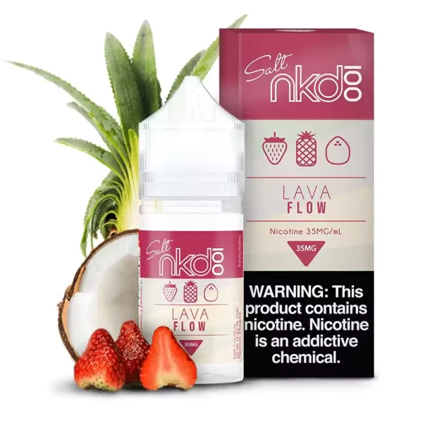 جویس توت فرنگی نارگیل آناناس سالت Naked Lava Flow Saltnic