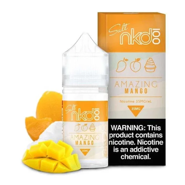 جویس سالت نیکد انبه هلو و خامه Naked Mango Saltnic