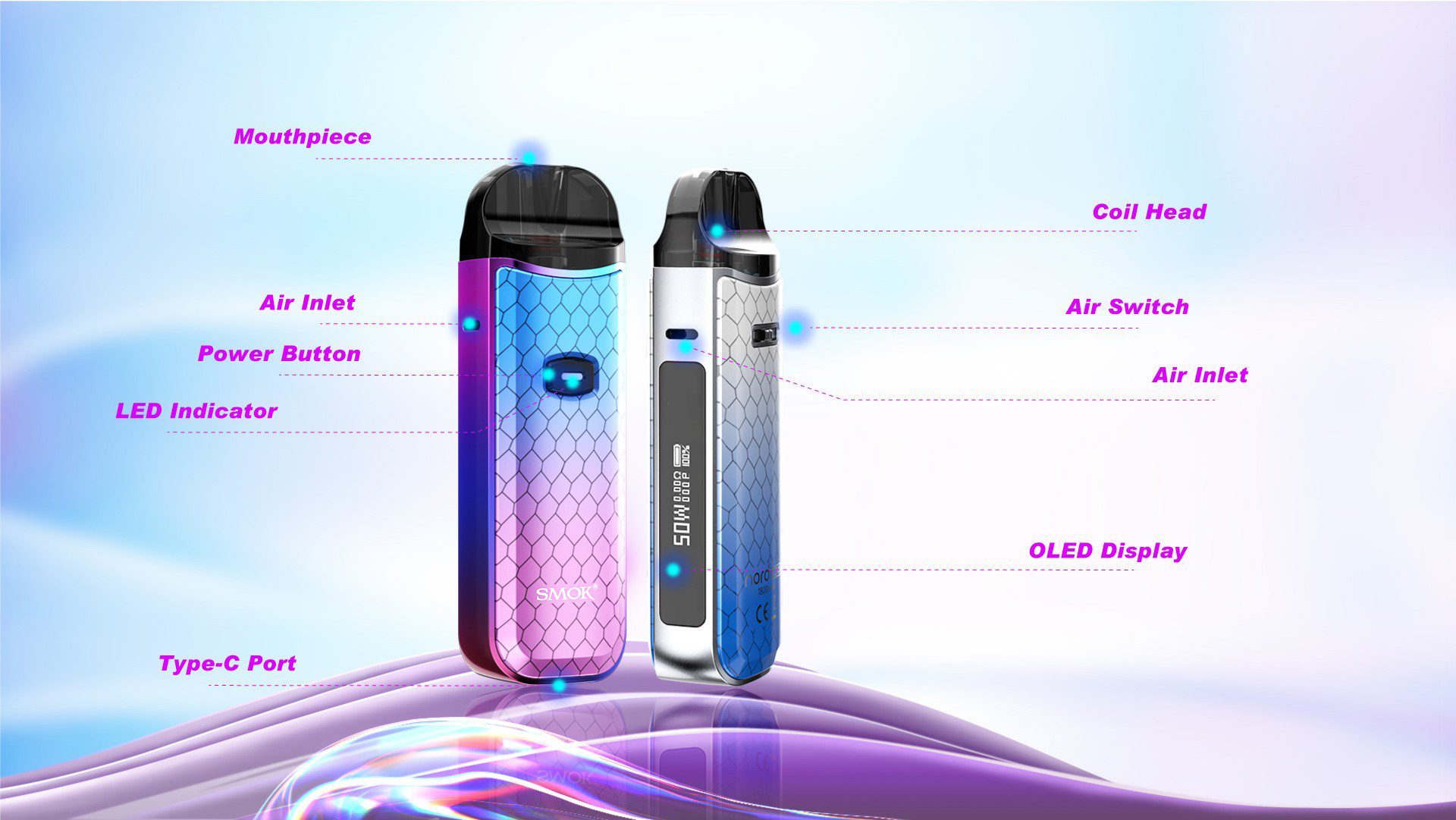 ویپ پاد اسموک نورد 50 وات SMOK NORD 50W