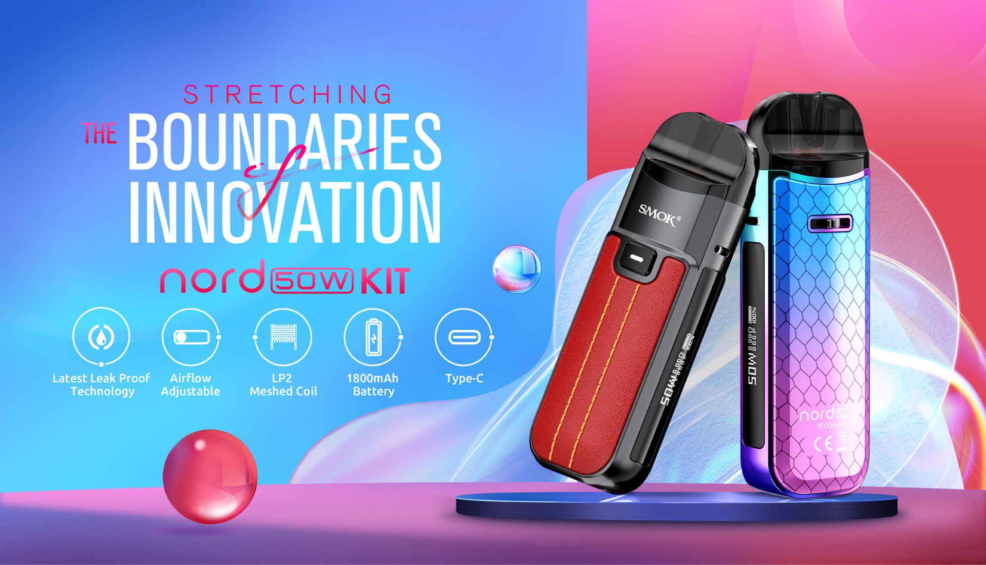 ویپ پاد اسموک نورد 50 وات SMOK NORD 50W