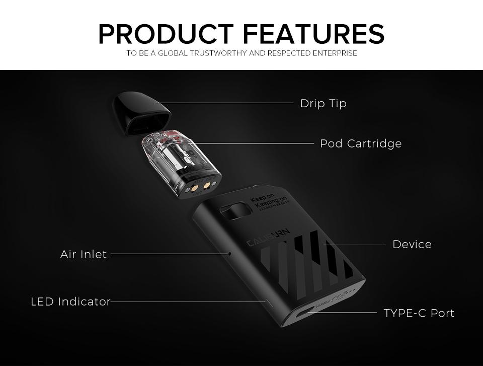 پاد یوول کالیبرن ای کی دو UWELL CALIBURN AK2 POD SYSTEM