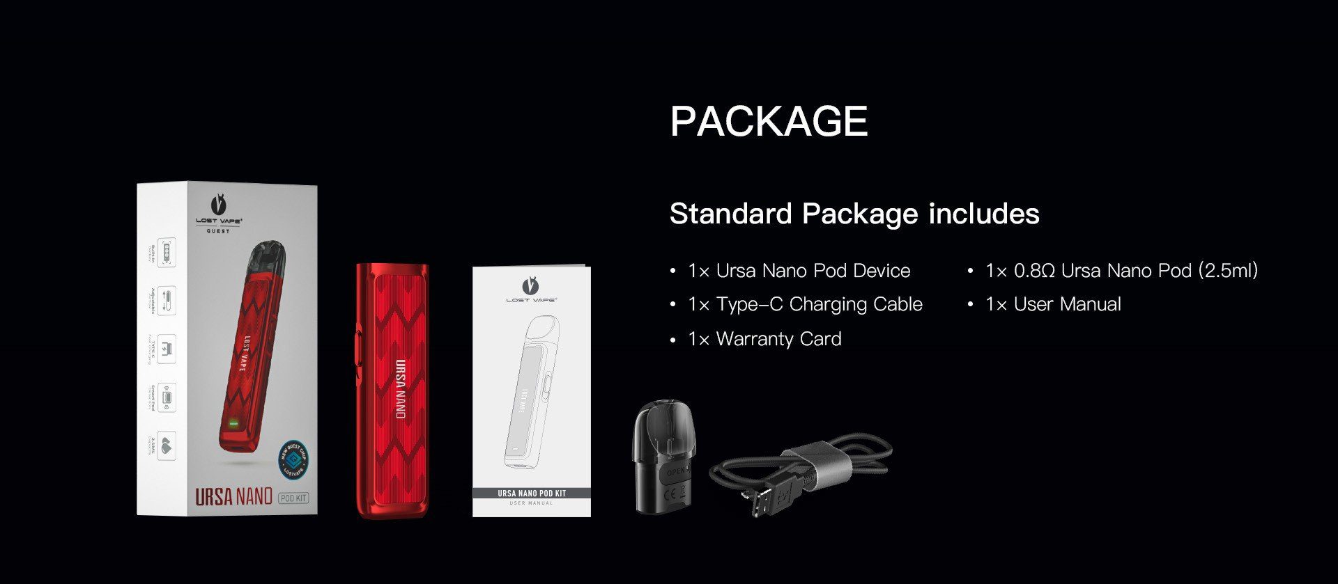 پاد لاست ویپ اورسا نانو LOST VAPE URSA NANO POD KIT