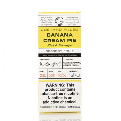 جویس گلس ویپ موز و کیک وانیلی BANANA CREAM PIE BASIX SERIES