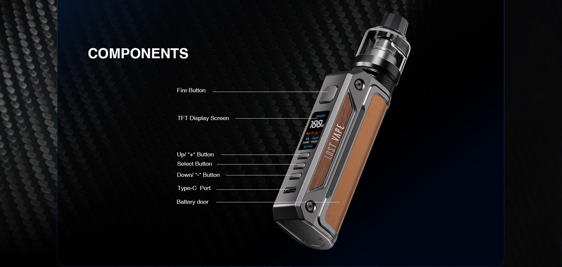 ویپ لاست ویپ تلما سولو 100وات LOST VAPE THELEMA SOLO 100W