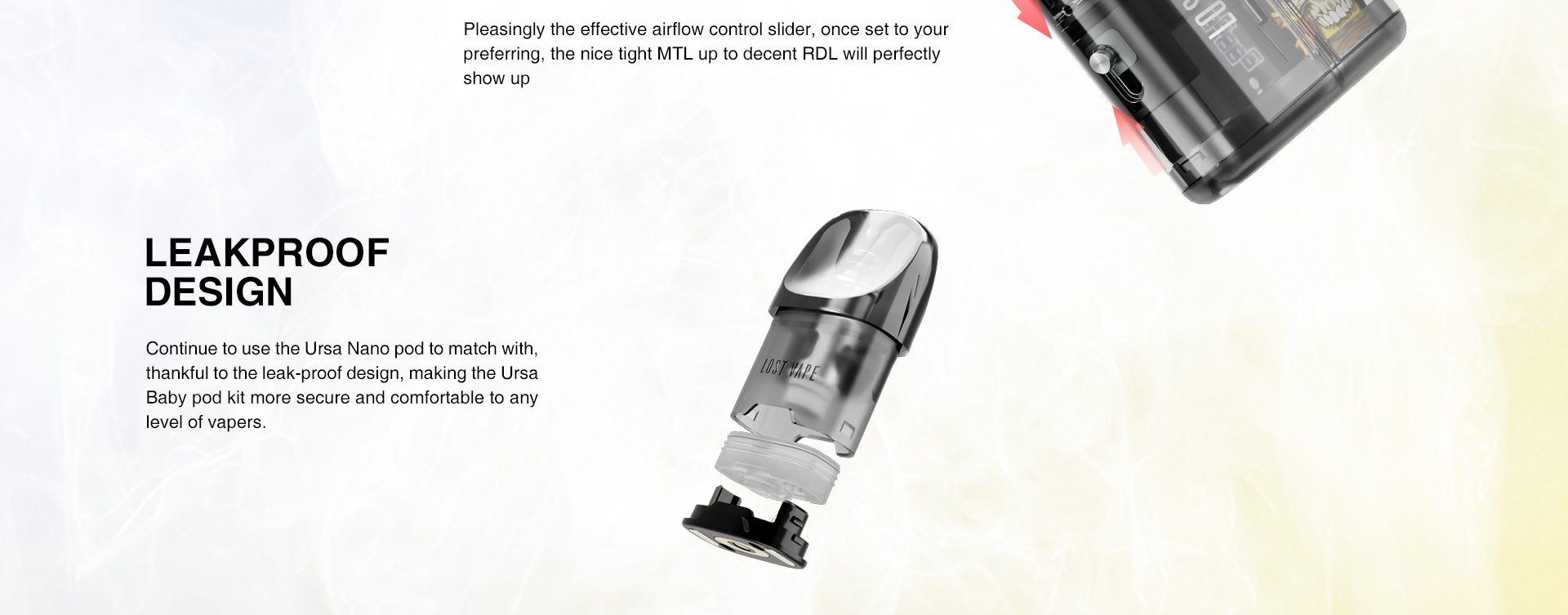 پاد لاست ویپ اورسا بیبی LOST VAPE URSA BABY POD KIT