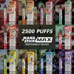 پاد یکبار مصرف لاست ویپ 2500 پاف LOST VAPE MANA STICK MAX