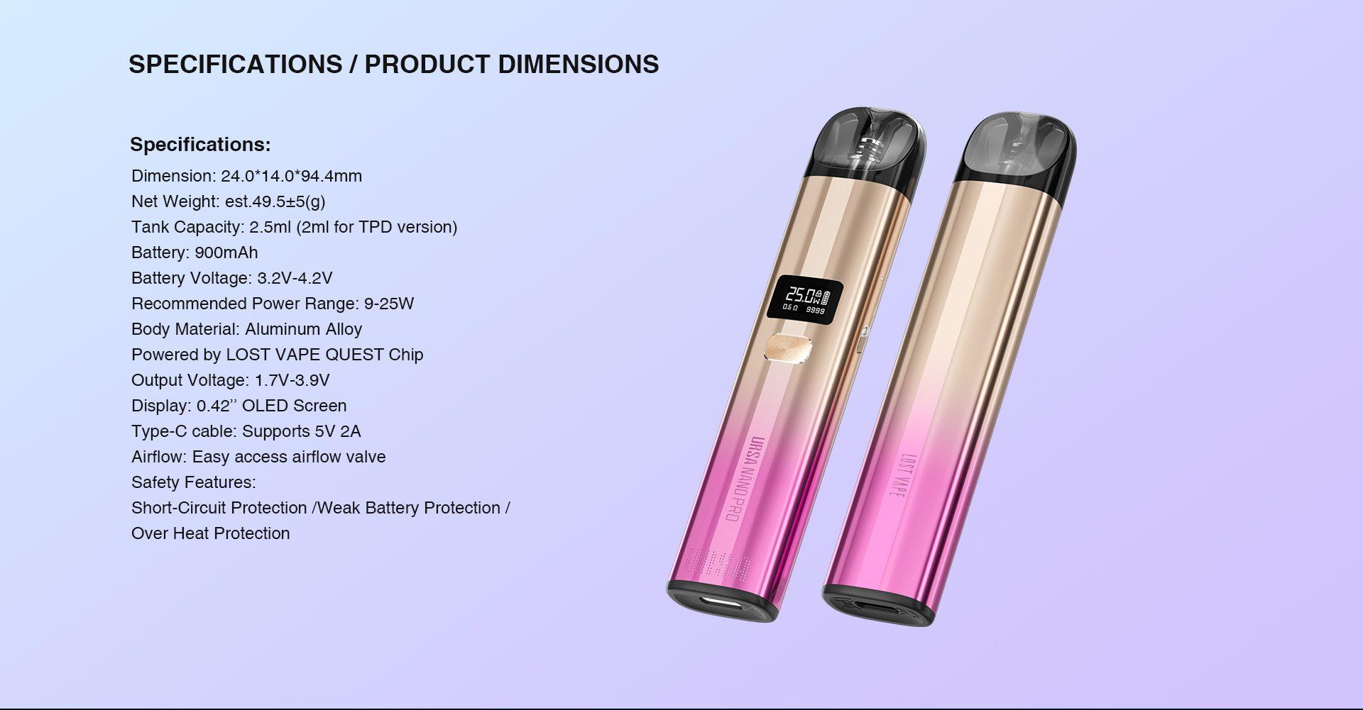 پاد لاست ویپ اورسا نانو پرو Lost Vape Ursa Nano Pro Kit
