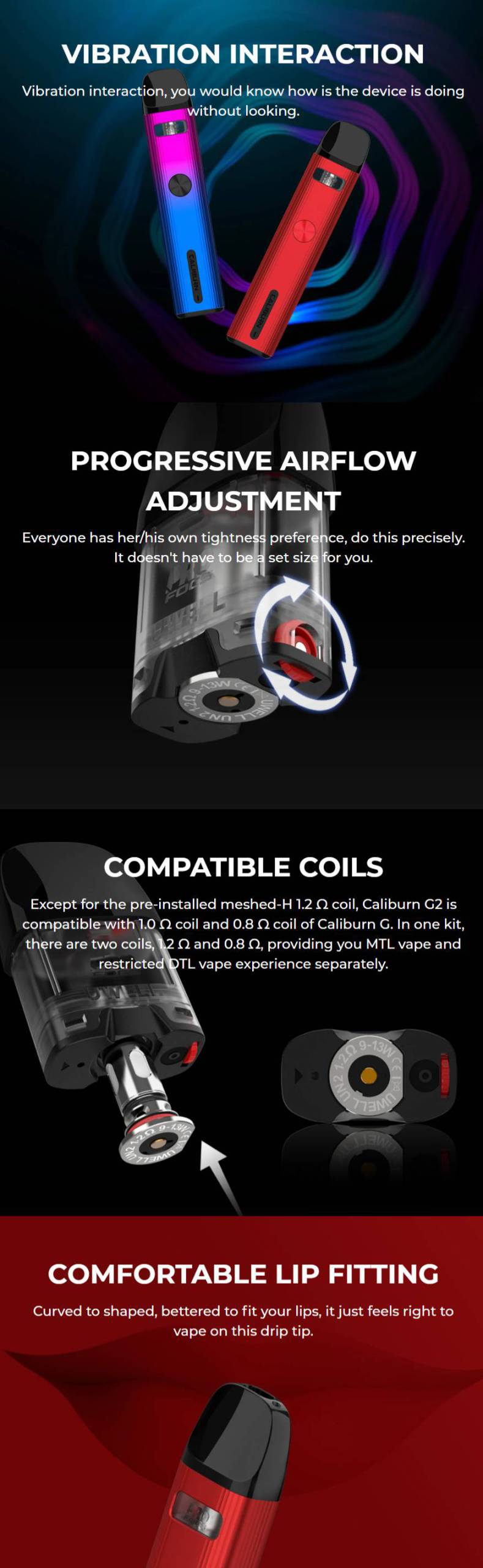 پاد یوول کالیبرن جی 2 | UWELL CALIBURN G2 POD