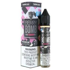 جویس سالت ویگاد بمب توتفرنگی یخ VGOD BERRY BOMB ICE SALTNIC