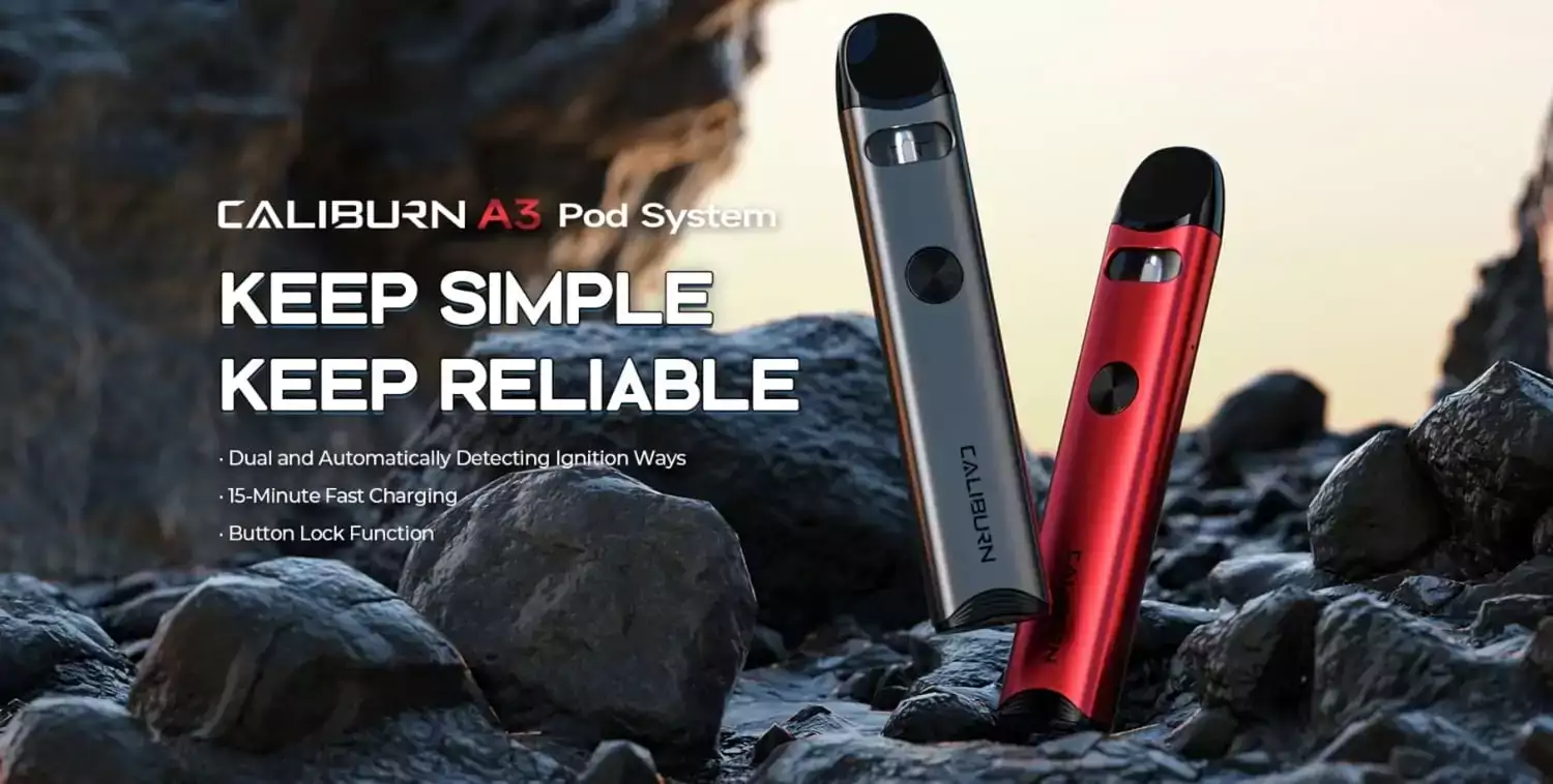 پاد یوول کالیبرن ای 3 UWELL CALIBURN A3 15W POD SYSTEM