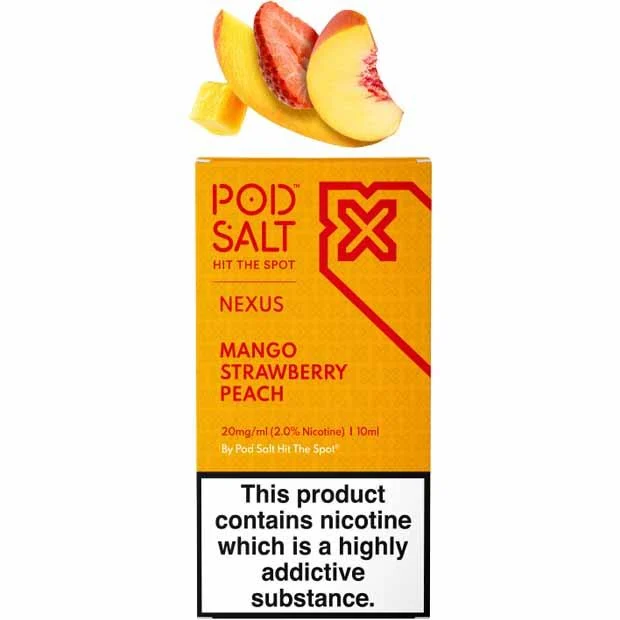 جویس سالت پاد سالت انبه توتفرنگی و هلو Nexus Mango Strawberry Peach 30ml