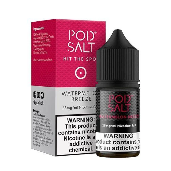 جویس سالت پاد سالت هندوانه یخ Pod Salt Watermelon Breeze 30ml
