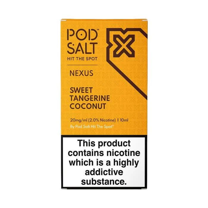 سالت پادسالت نارگیل و نارنگی شیرین POD SALT Sweet Tangerine Coconut 30ml