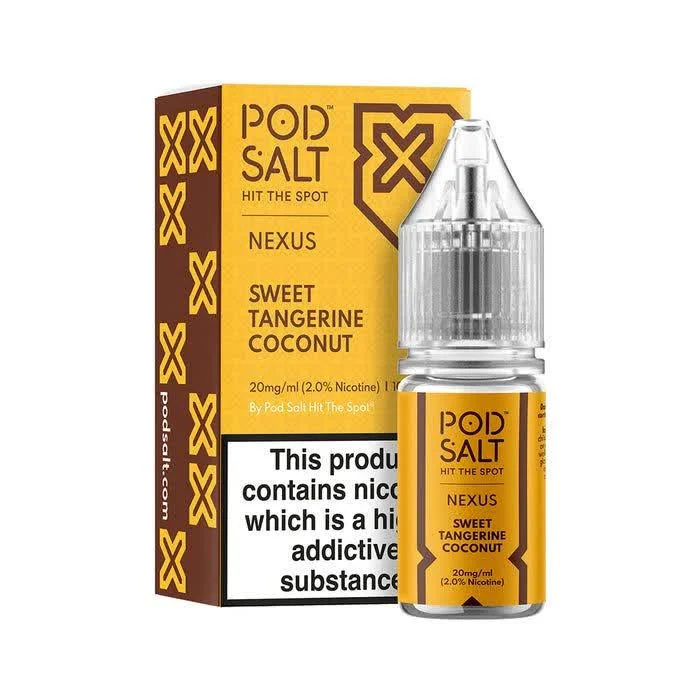 سالت پادسالت نارگیل و نارنگی شیرین POD SALT Sweet Tangerine Coconut 30ml