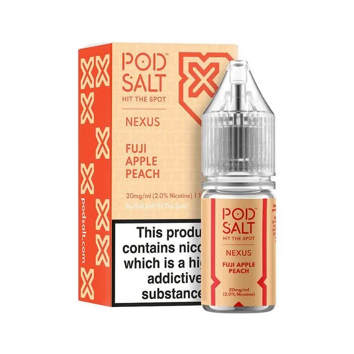 سالت پادسالت سیب فوجی و هلو Pod Salt Nexus Fuji Apple Peach 30ml