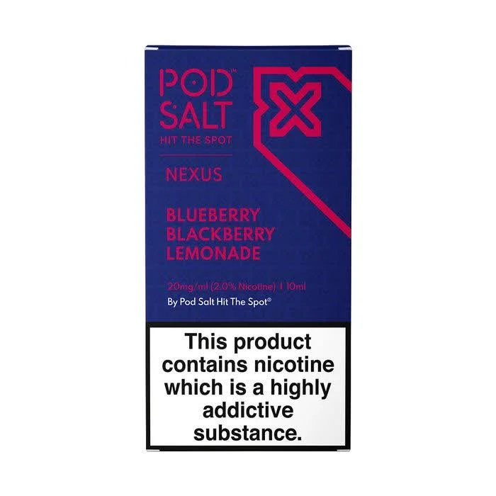 سالت پادسالت بلوبری بلک بری لیموناد Pod Salt Blueberry Blackberry Lemonade 30ml