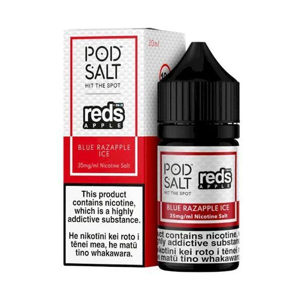 سالت پادسالت سیب توت قرمز یخ POD SALT BLUE RAZAPPLE ICE 30ml