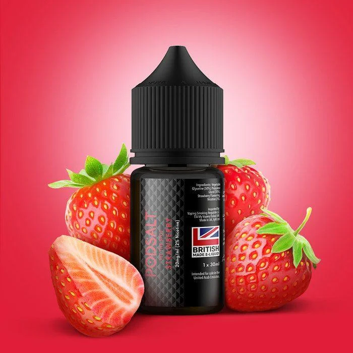 جویس سالت پاد سالت توتفرنگی Pod Salt Strawberry Nicotine Salt 30ml