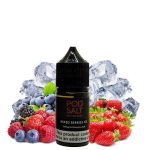 Mixed Berries Icسالت پاد سالت میکس میوه های بری یخ Pod Salt Mixed Berries Ice 30ml Saltnic
