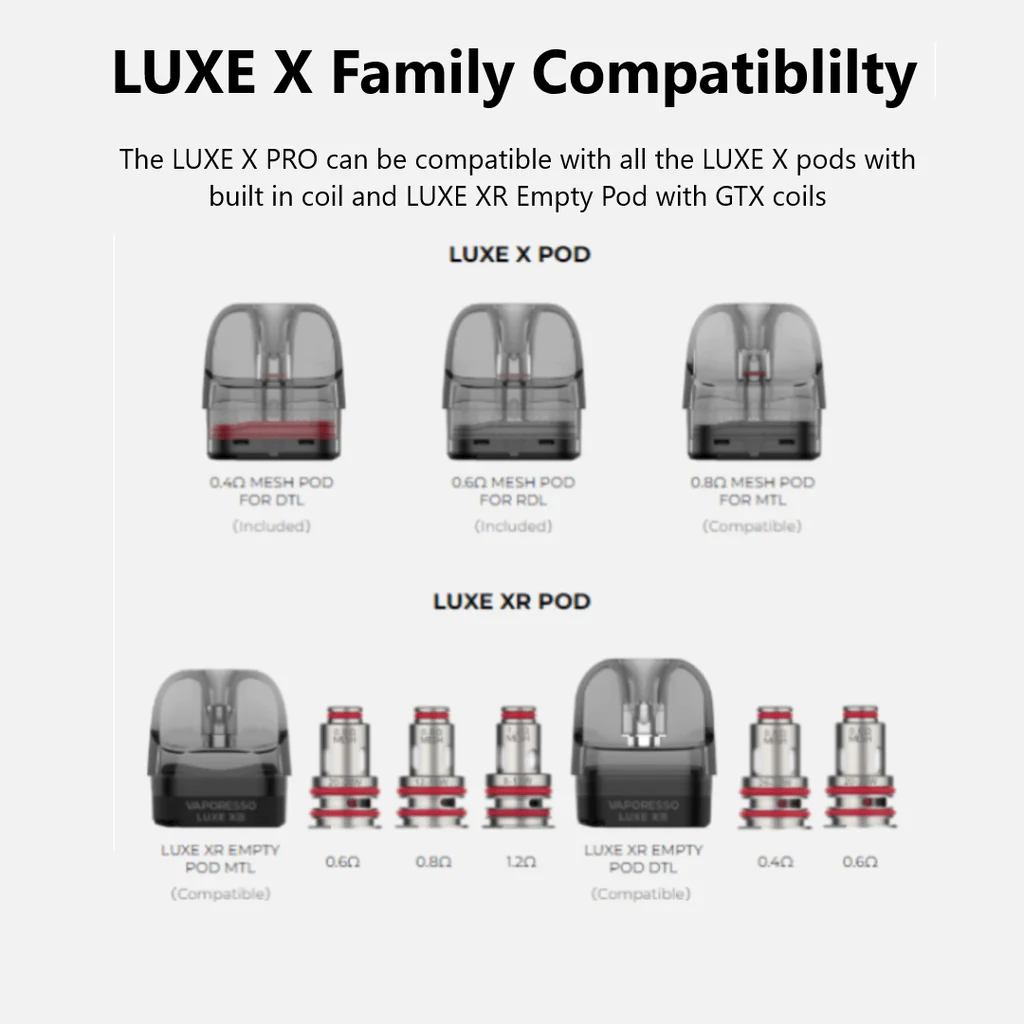 ویپ پاد ویپرسو لوکس ایکس پرو VAPORESSO LUXE X PRO 40W