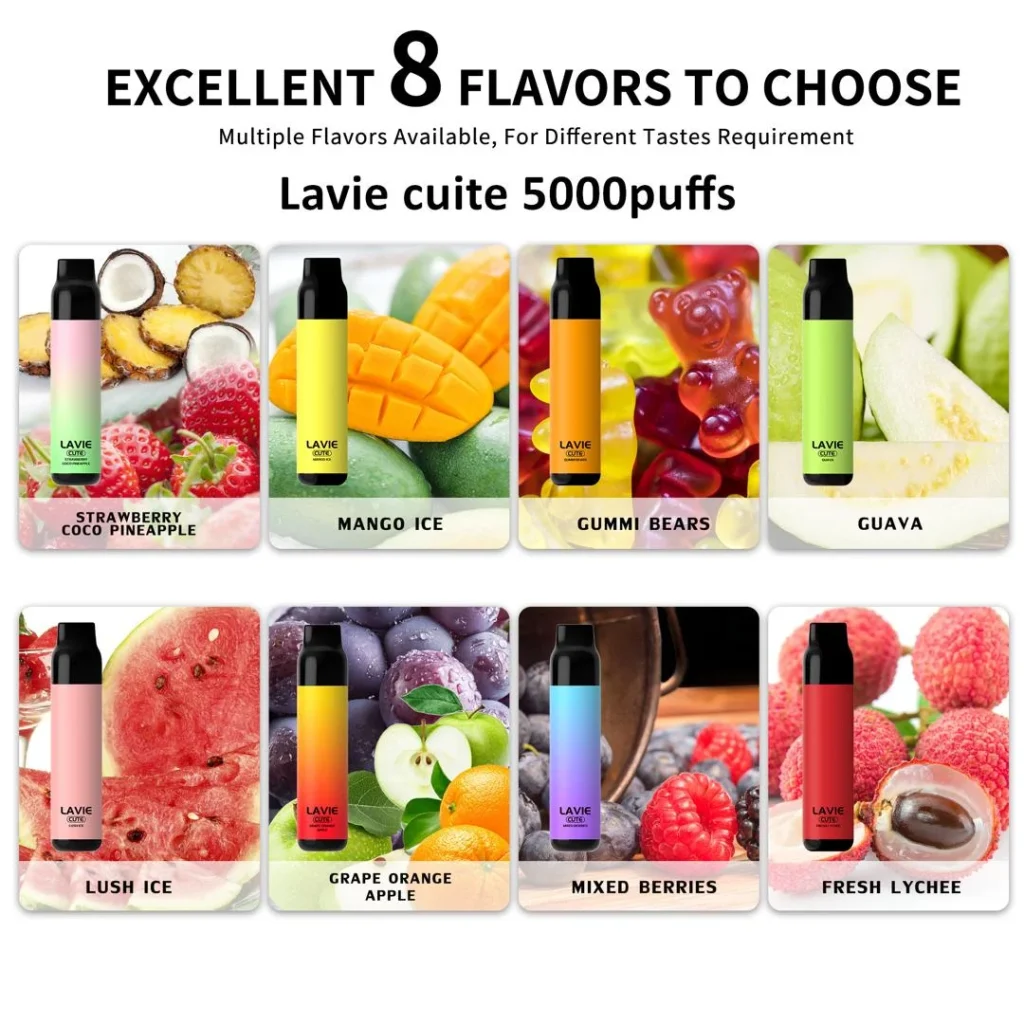 پاد یکبار مصرف لاوی 5000 پاف Lavie 3000 Puffs Disposable Vape